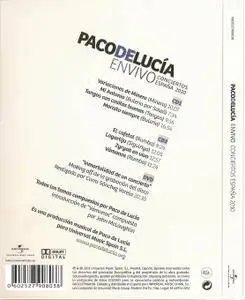 Paco de Lucia - En Vivo Conciertos Espana 2010 (2011) {2CD with DVD5 PAL - Universal Music Spain}