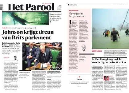 Het Parool – 04 september 2019