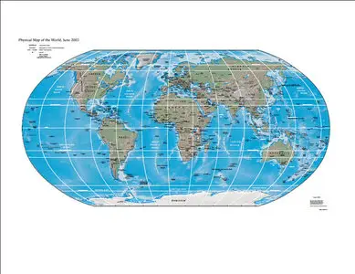 Physical Map Of The World