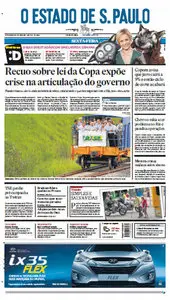 Jornal O Estado de São Paulo - 16 de março de 2012 - Sexta