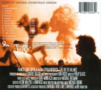 Philip Glass - Koyaanisqatsi: Original Motion Picture Score (1983) Complete Original Soundtrack Version 2009