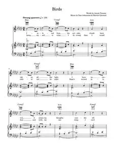 Birds - Anouk (Piano-Vocal-Guitar (Piano Accompaniment))