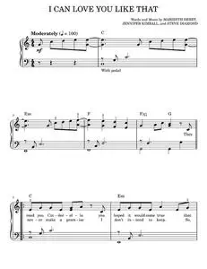 I Can Love You Like That - All-4-One, John Michael Montgomery (Easy Piano)