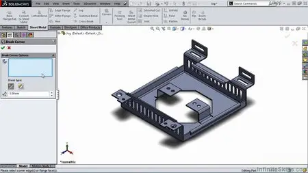 Infinite Skills - SolidWorks - Sheet Metal Training Video