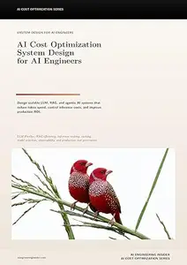 AI Cost Optimization System Design for AI Engineers: Design scalable LLM, RAG, and agentic AI systems that reduce token