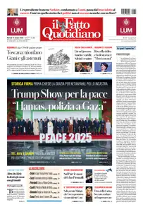 Il Fatto Quotidiano - 14 Ottobre 2025