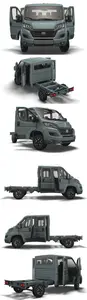 Fiat Ducato Chassis Truck CrCab 3450WB HQInterior 2023 Model