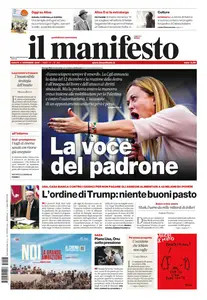 il Manifesto - 8 Novembre 2025