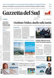 Gazzetta del Sud Cosenza - 21 Settembre 2025