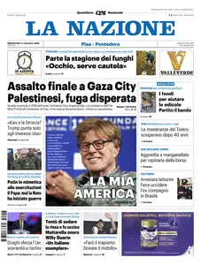 La Nazione Pisa Pontedera - 17 Settembre 2025