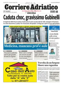 Corriere Adriatico Ancona - 8 Giugno 2025