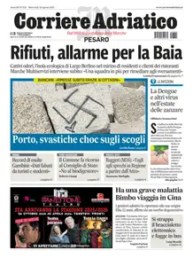 Corriere Adriatico Pesaro - 20 Agosto 2025