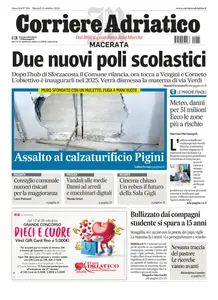 Corriere Adriatico Macerata - 15 Ottobre 2024