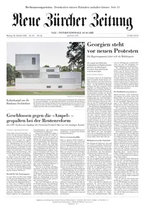 Neue Zurcher Zeitung International  - 28 Oktober 2024