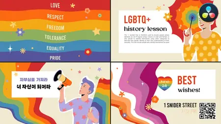 LGBTQ Typography for DaVinci Resolve 58199517