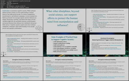 Introduction to Cognitive Security in the Era of AI