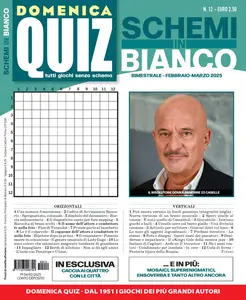 Domenica Quiz Schemi in Bianco N.12 - Febbraio-Marzo 2025