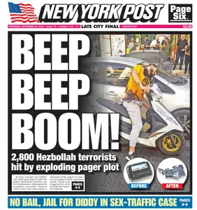 New York Post - September 18, 2024