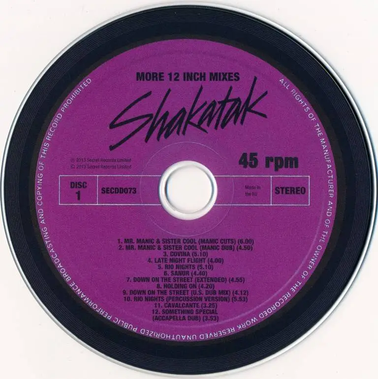 12 inch mix. Shakatak - more 12 inch Mixes 2cd (2013). Shakatak the coolest Cuts. Shakatak the 12 inch Mixes. Manic & cool Shakatak.