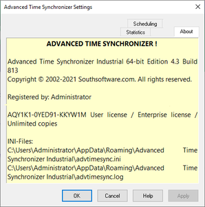 Advanced Time Synchronizer Industrial 4.3 Build 813 Multilingual