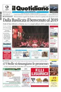 il Quotidiano del Sud Basilicata - 31 Dicembre 2018