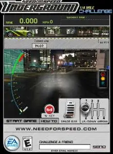 Need For Speed UnderGround: 1/4 Mile Challenge SWF Flash Game