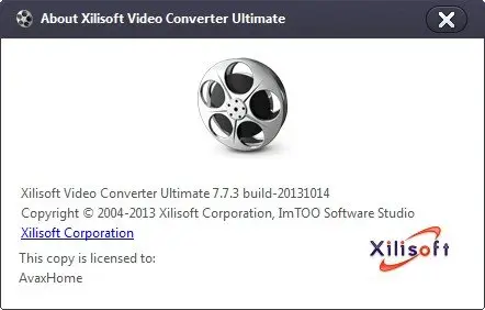 Xilisoft Video Converter Ultimate 7.7.3.20131014