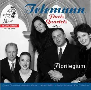 Florilegium - Telemann: Paris Quartets Vol.3 (2005) [Official Digital Download 24bit/192kHz]