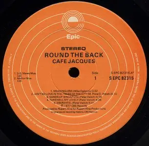 Cafe Jacques - Round The Back (Epic 1977) 24-bit/96kHz Vinyl Rip