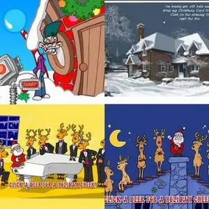 5 Classic E-Cards - Christmas & New Year