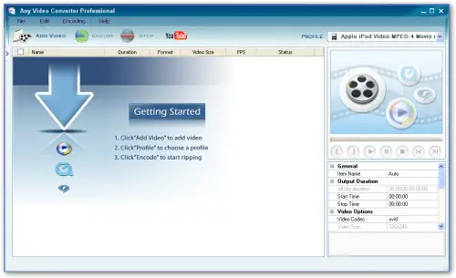 Any Video Converter Professional v3.0.7 Portable