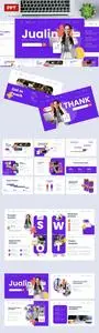 Jualin - Digital Marketing Bussines PowerPoint, Keynote and Google Slides Template