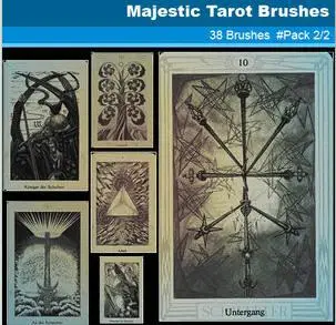 Majestic Tarot Brushes #2 for Photoshop