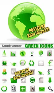 Green icons