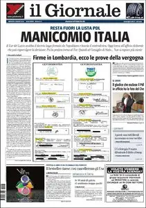 IL GIORNALE DEL 09 MARZO 2010