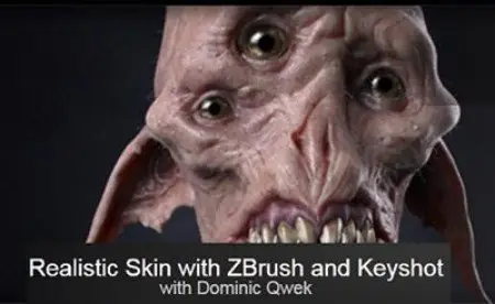 Realistic Skin with ZBrush and Keyshot with Dominic Qwek