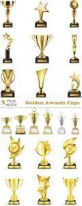 Vectors - Golden Awards Cups