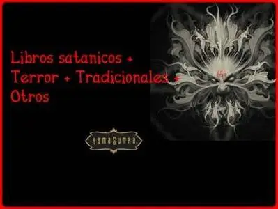 Libros satanicos y alguno que otro de terror