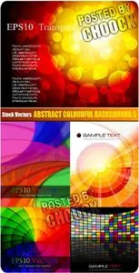 Abstract colourful background 5 - Stock Vector