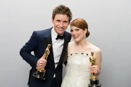 Eddie Redmayne, J.K. Simmons, Julianne Moore & Patricia Arquette - 87th Annual Oscars in Hollywood on February 22, 2015