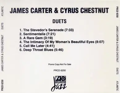 James Carter & Cyrus Chestnut - Duets (1995) {Atlantic Jazz ‎PRCD 6250}