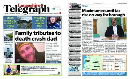 Lancashire Telegraph (Burnley, Pendle, Rossendale) – February 22, 2022