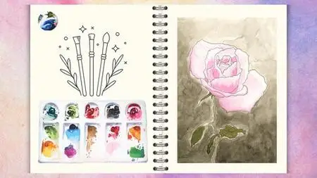 Art Tutorial: Painting Beautiful Roses With Watercolor