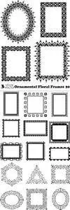 Vectors - Ornamental Floral Frames 20
