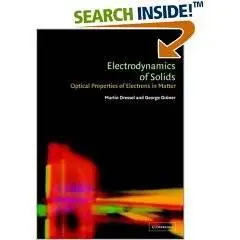 Electrodynamics of Solids Optical Properties of Electrons in Matter