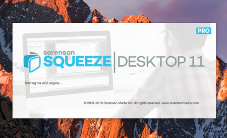 Sorenson Squeeze Desktop Pro v11.0.0.293 macOS Sierra compatible