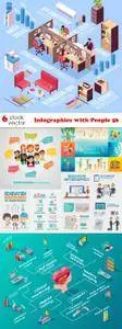 Vectors - Infographics with People 56