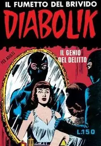 Diabolik N.005 - Prima serie -  Il genio del delitto  (Astorina 05-1963)