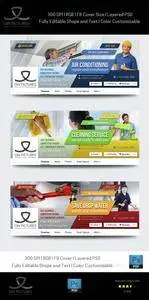GraphicRiver - Multi Purpose Services Facebook Timeline Covers - 3 Covers
