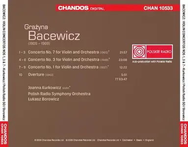 Bacewicz - Violin Concerto No.1, 3, 7